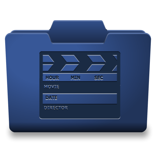 Blue Movies Icon 512x512 png